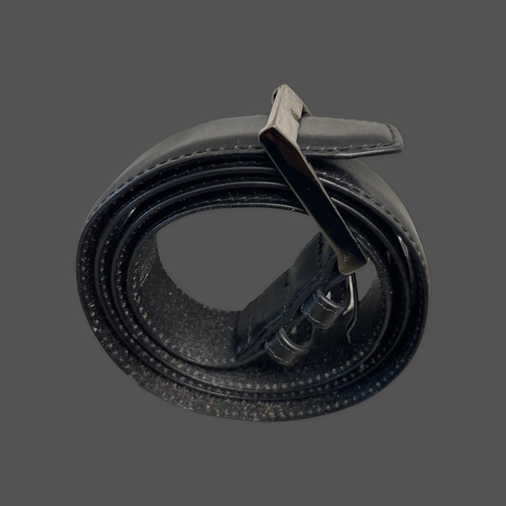 Rubynee Vintage y2k Mark & Spencers genuine black leather belt