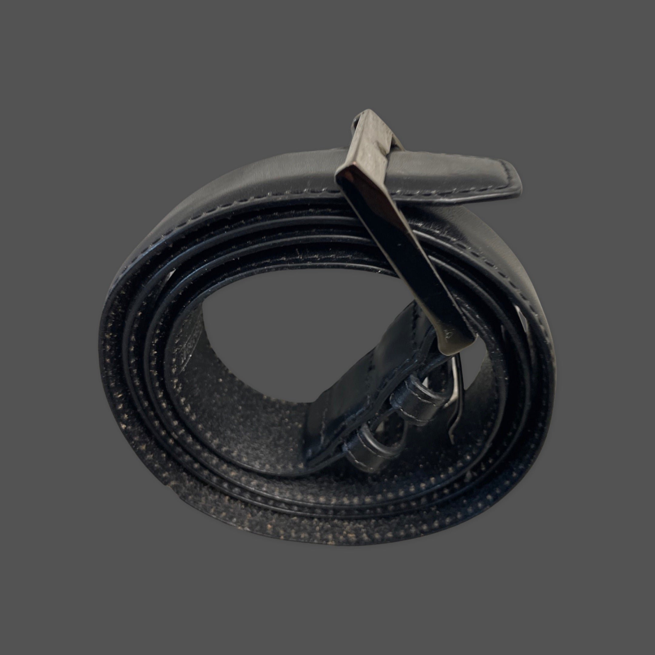 Rubynee Vintage y2k Mark & Spencers genuine black leather belt