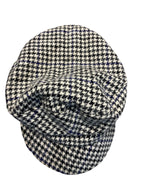 Rubynee Vintage y2k mens checkered baker boy cap