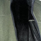 Double extra large Green fleece-lined zip-up jacket with pockets #outdoorjacket collar to hem 32 pit to pit 25 ski 7071