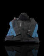 The North Face  Women's Blue insulated HOODED WINDBREAKER Jacket SKU 4153