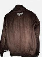 Women’s Brown Ecko Unltd. zip-up jacket in size M #y2kfashion zipper broken  collar to hem 29 pit to pit 19 sku 7067