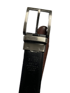 Vintage brown genuine leather belt | L38| SKU 4483