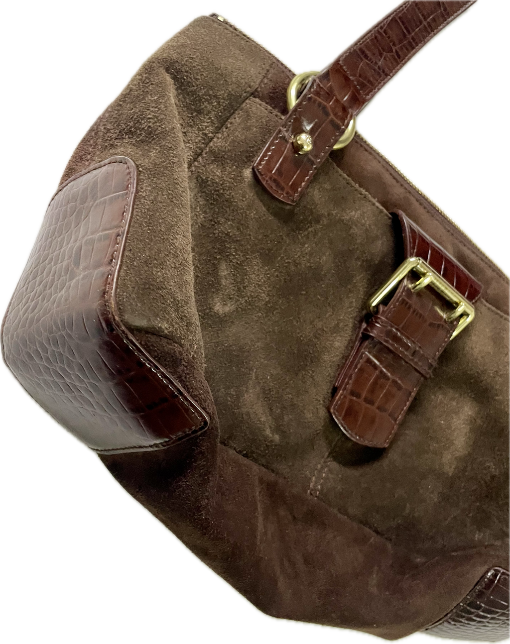 Cliche Vintage| Vintage Lauren Ralph Lauren Women's Buckle Bags & Handbags for Women brown L 14 W 9 SKU: 4077