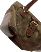 Cliche Vintage| Vintage Lauren Ralph Lauren Women's Buckle Bags & Handbags for Women brown L 14 W 9 SKU: 4077