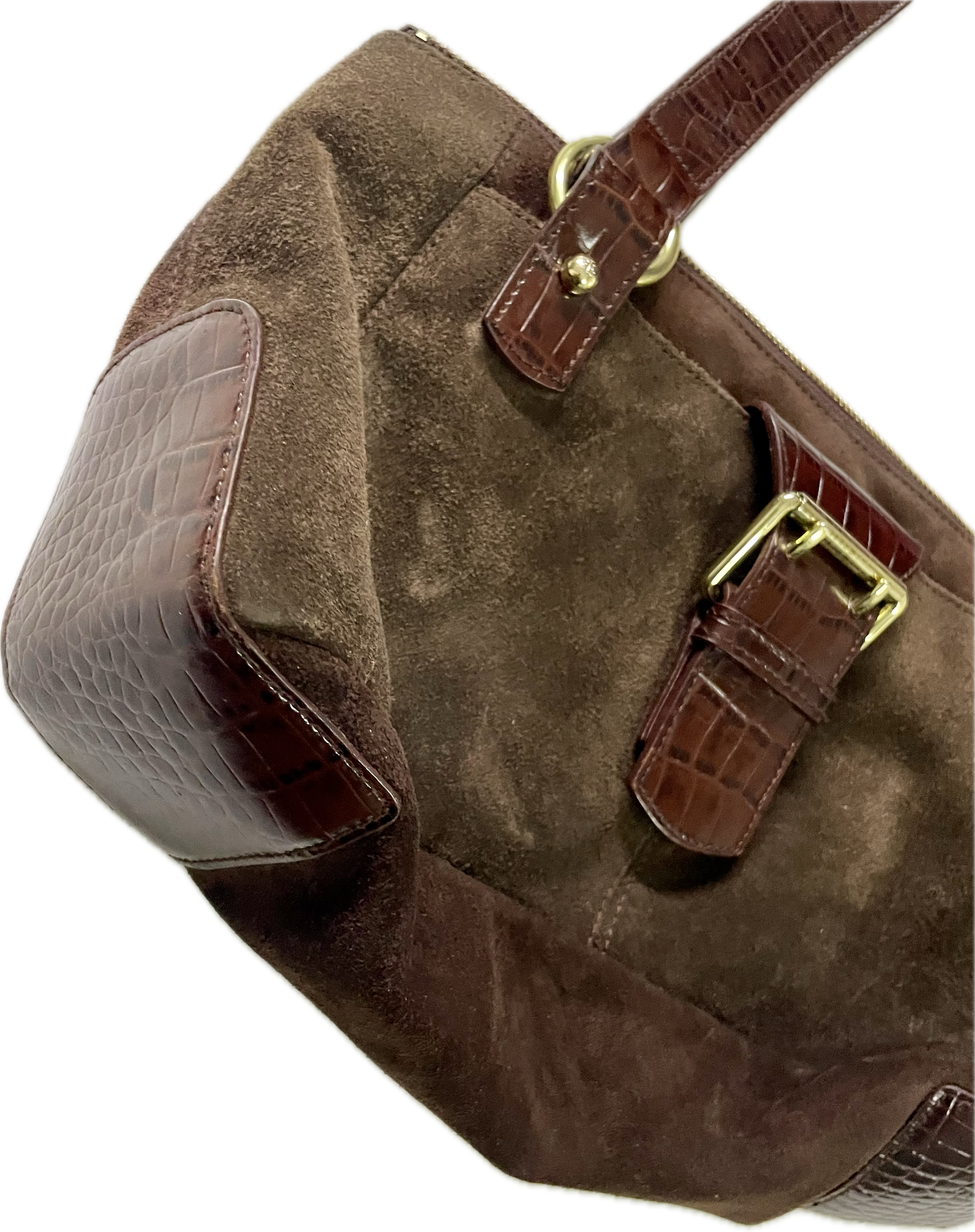 Cliche Vintage| Vintage Lauren Ralph Lauren Women's Buckle Bags & Handbags for Women brown L 14 W 9 SKU: 4077