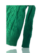 Super Soft  womens Crew Sweater in Green size small to medium |SKU 4231