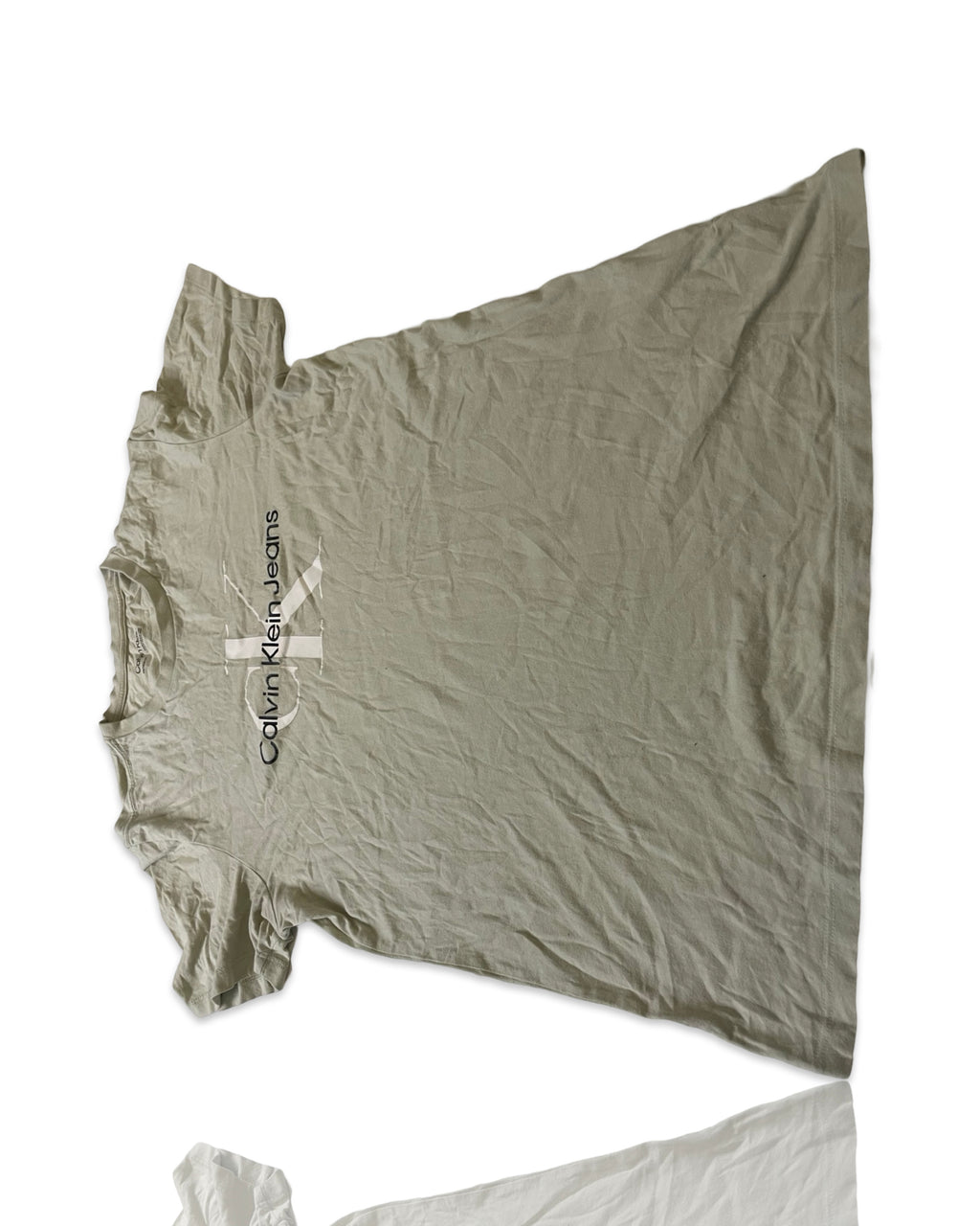 Vintage 90s Calvin Klein USA Made T Shirt Short Sleeve Mens  IN XS L 27 W18 sku |4270