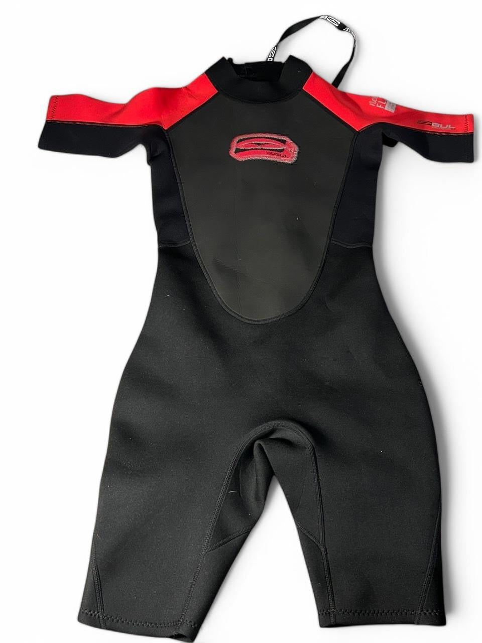 GUL CONTOUR NEO FLEX ADULT MENS SMALL RED SHORTIE WETSUIT 3.2MM GREAT CONDITION!