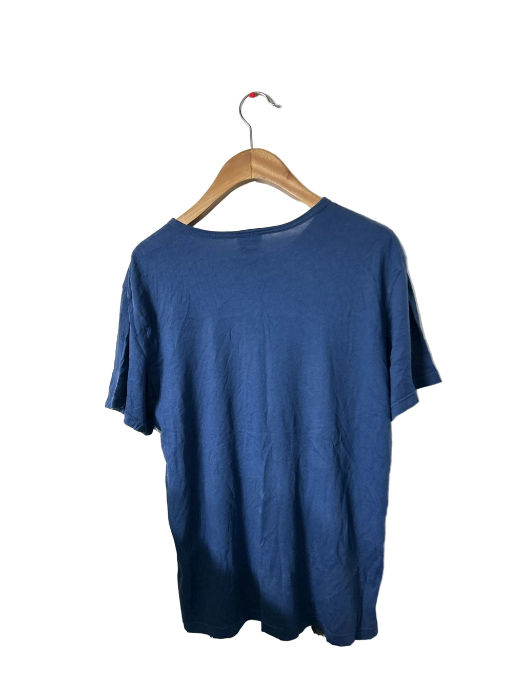 CALVIN KLEIN MENS GRAPHIC T-SHIRT TOP LARGE BLUE COTTON
