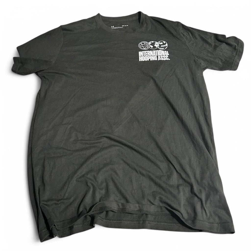 Under Armour Shirt Mens medium Gray Green International Hooping SKU 6844