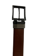 Vintage brown genuine leather belt | L38| SKU 4483
