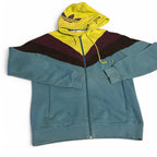 Adidas multicolor full zip women’s size large Adidas Originals green and yellow hoodie women’s in large sku 6854