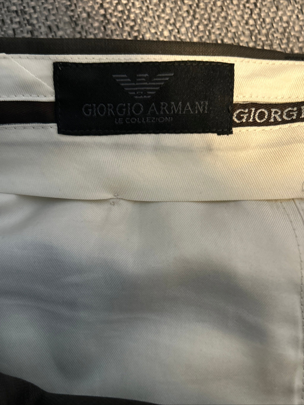 GIORGIO ARMANI COLLEZIONI Mens Brown Viscose/Polyester Dress Pants sz34 x 28