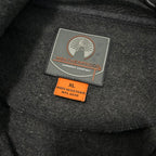 Vintage Weatherproof Garment Co. Men's Dark Gray Fleece Full-Zip Jacket with Pockets, Size XL - SKU 6869