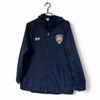 Vintage men’s Navy Coleraine FC Academy windbreaker #football #windbreaker L 28 W 22 in M sku 6878