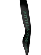Vntage Bottega Veneta elastic Belt in Green/Black with triangle buckle| L44| SKU 4487