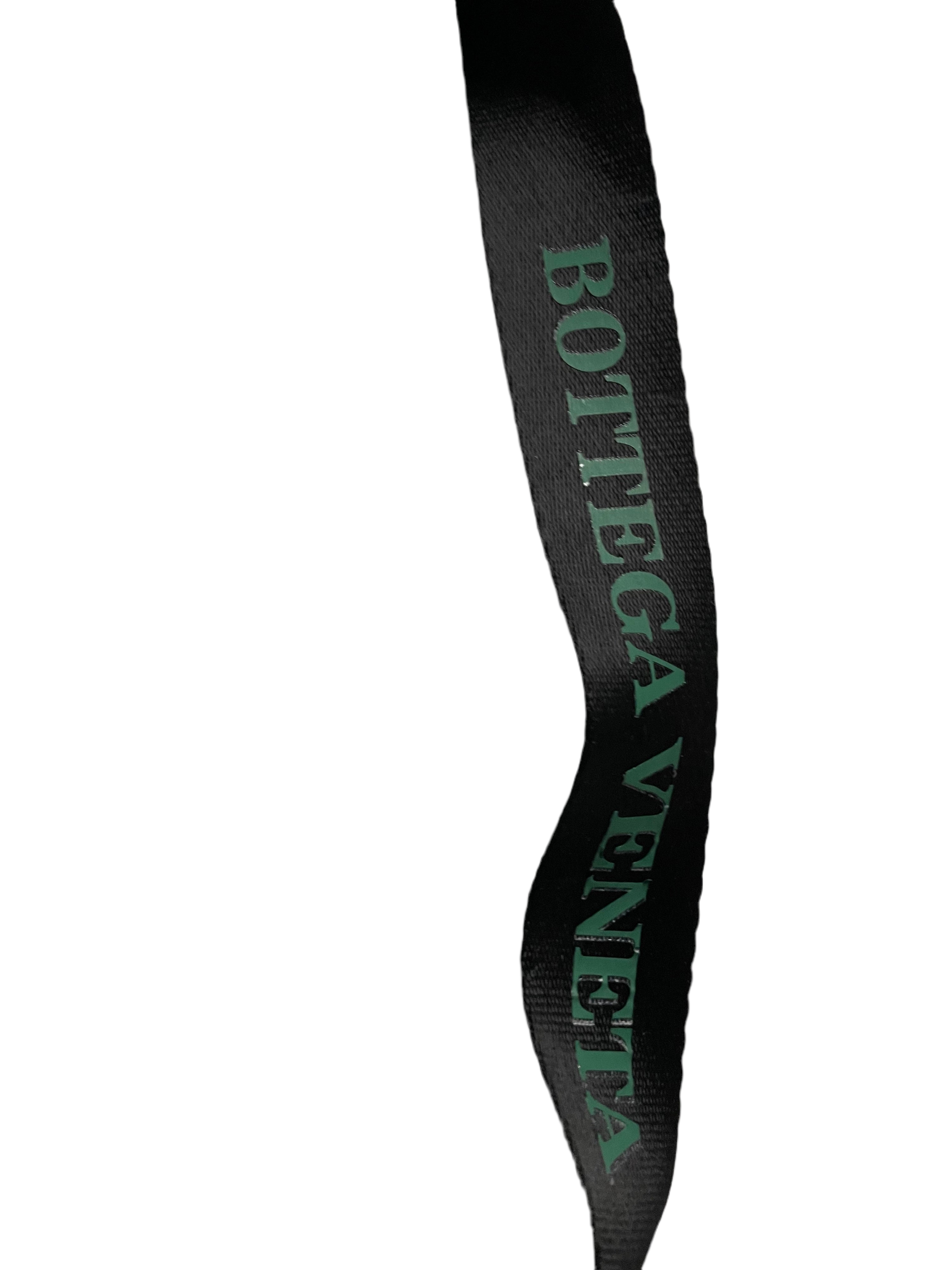 Vntage Bottega Veneta elastic Belt in Green/Black with triangle buckle| L44| SKU 4487