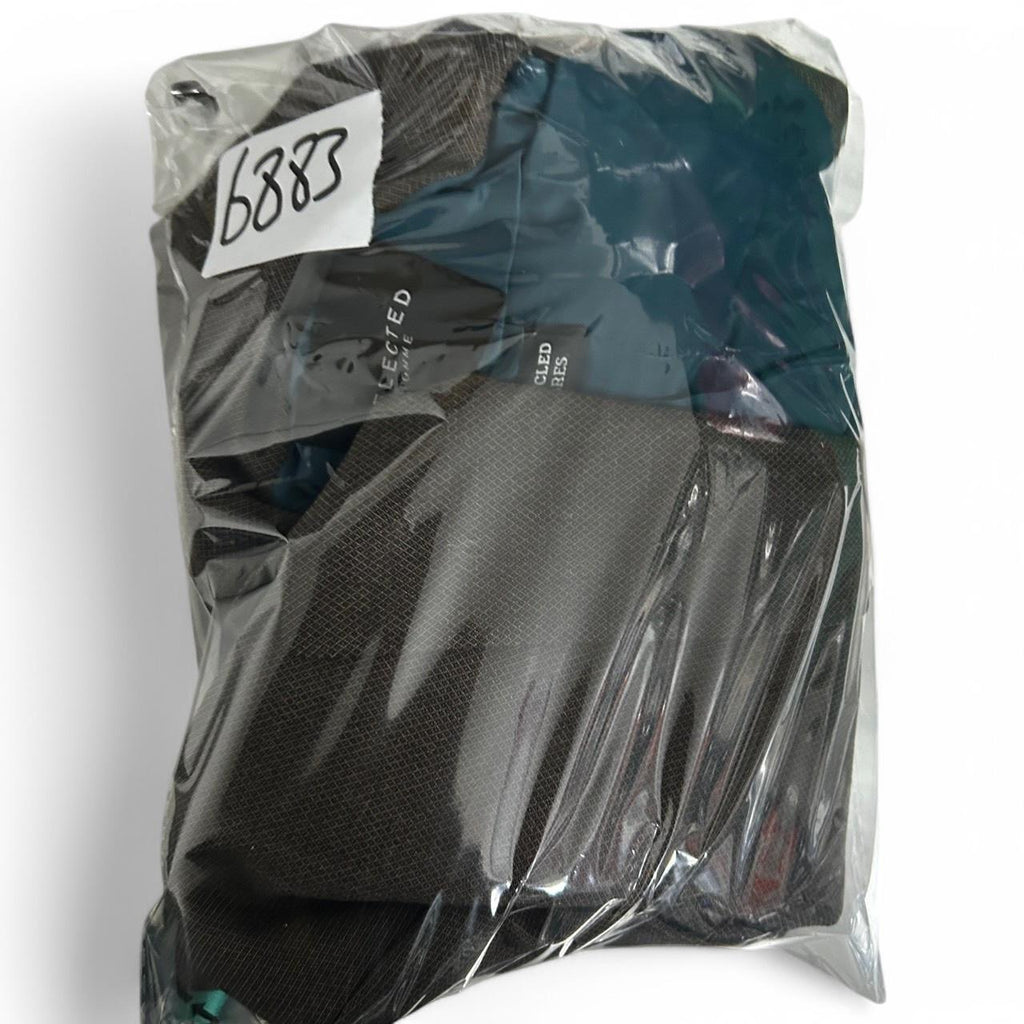 Selected homme Slim Mylobill Camel Structure Blazer Brown  blazer with blue lining #linenblend L32 W22 sku 6883 in size L