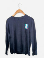 Jack & Jones Originals oversized long sleeve t-shirt with a dragon back print in black.