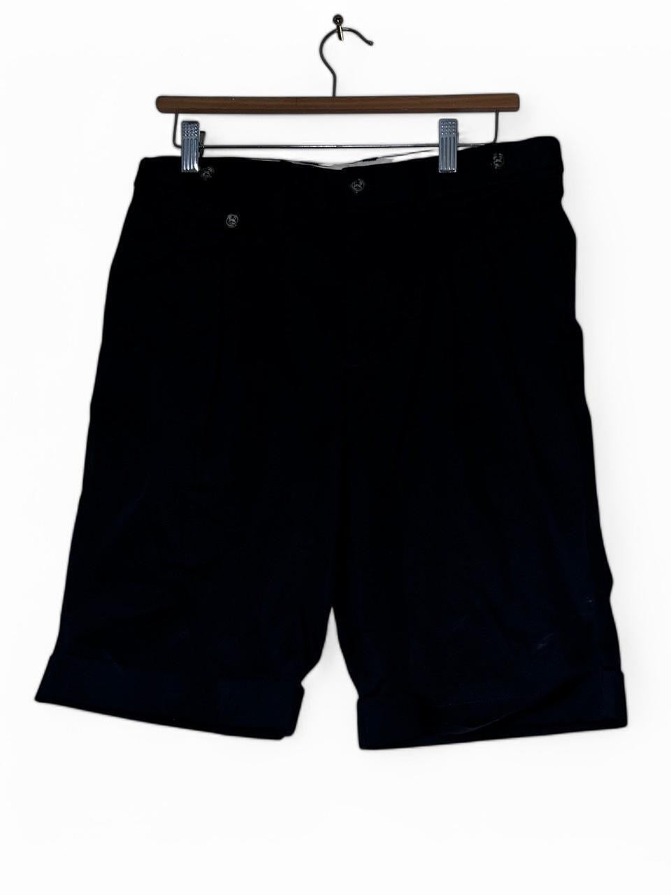 Zara Mens Chino Shorts Size 30 Navy Blue Slim Fit L12 W30 SKU 6965 Made in China