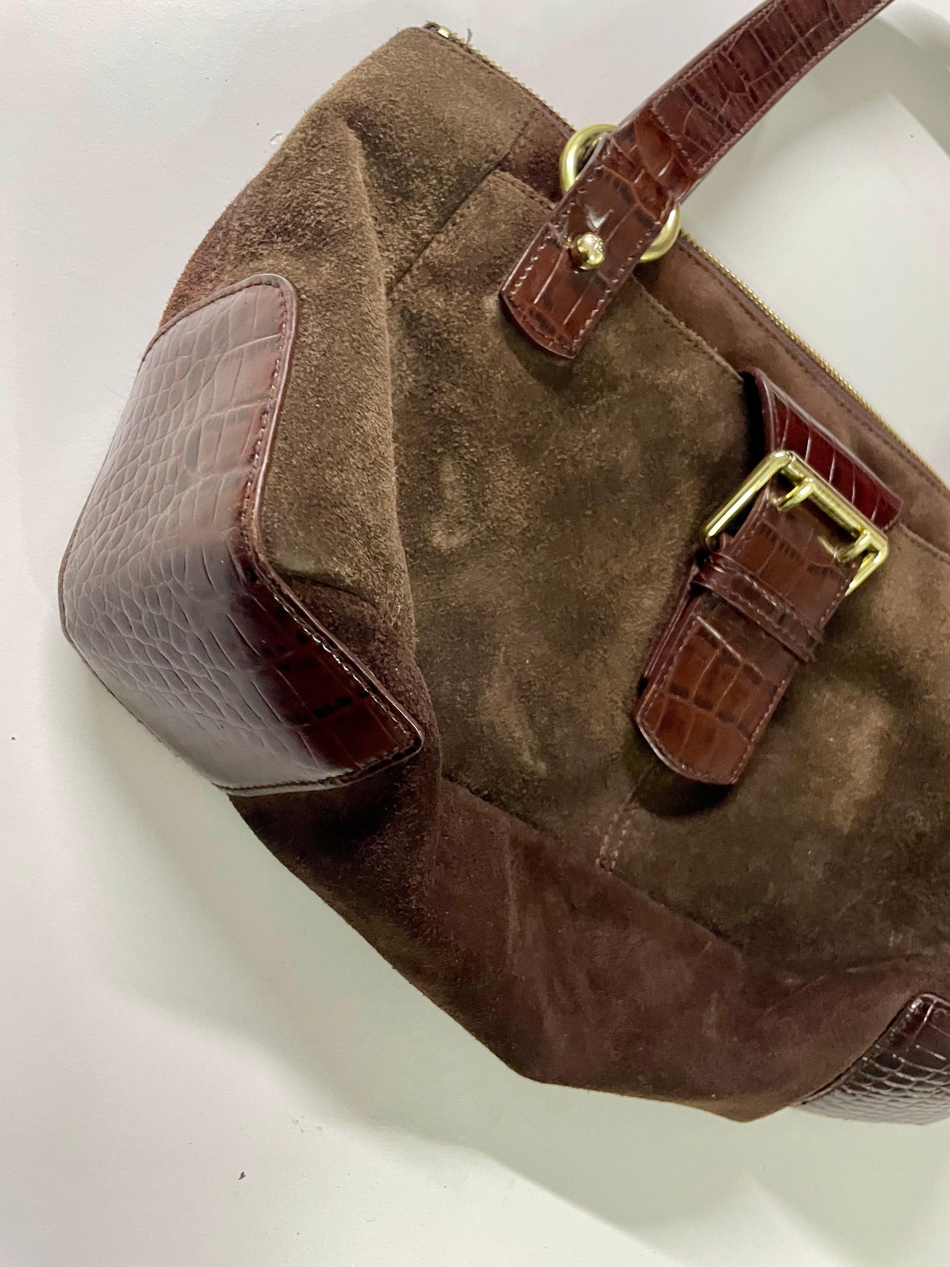 Cliche Vintage| Vintage Lauren Ralph Lauren Women's Buckle Bags & Handbags for Women brown L 14 W 9 SKU: 4077