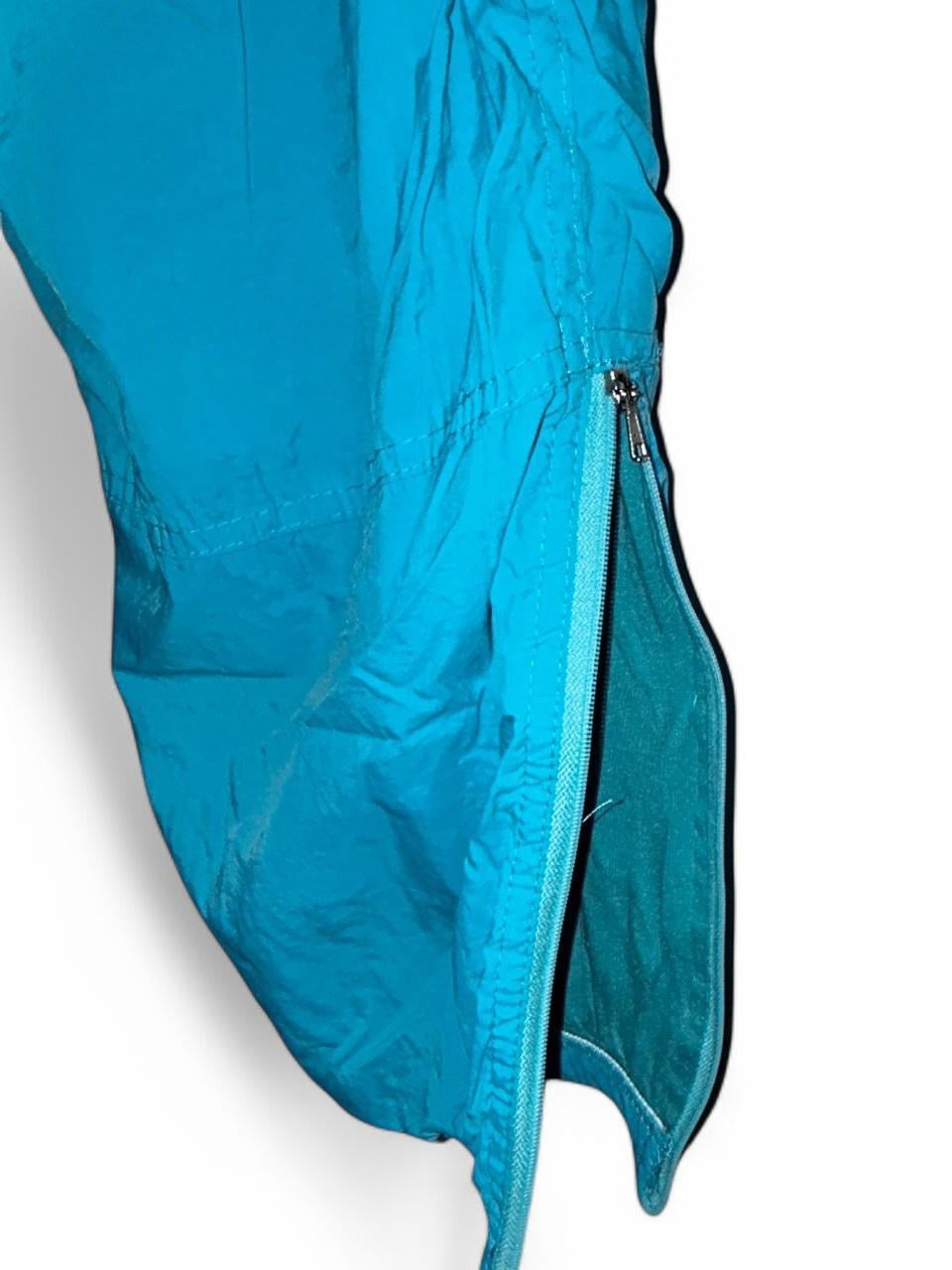 Blue nylon Maier sportswear pants with drawstring waist #90s W28 L32 SKU 6963