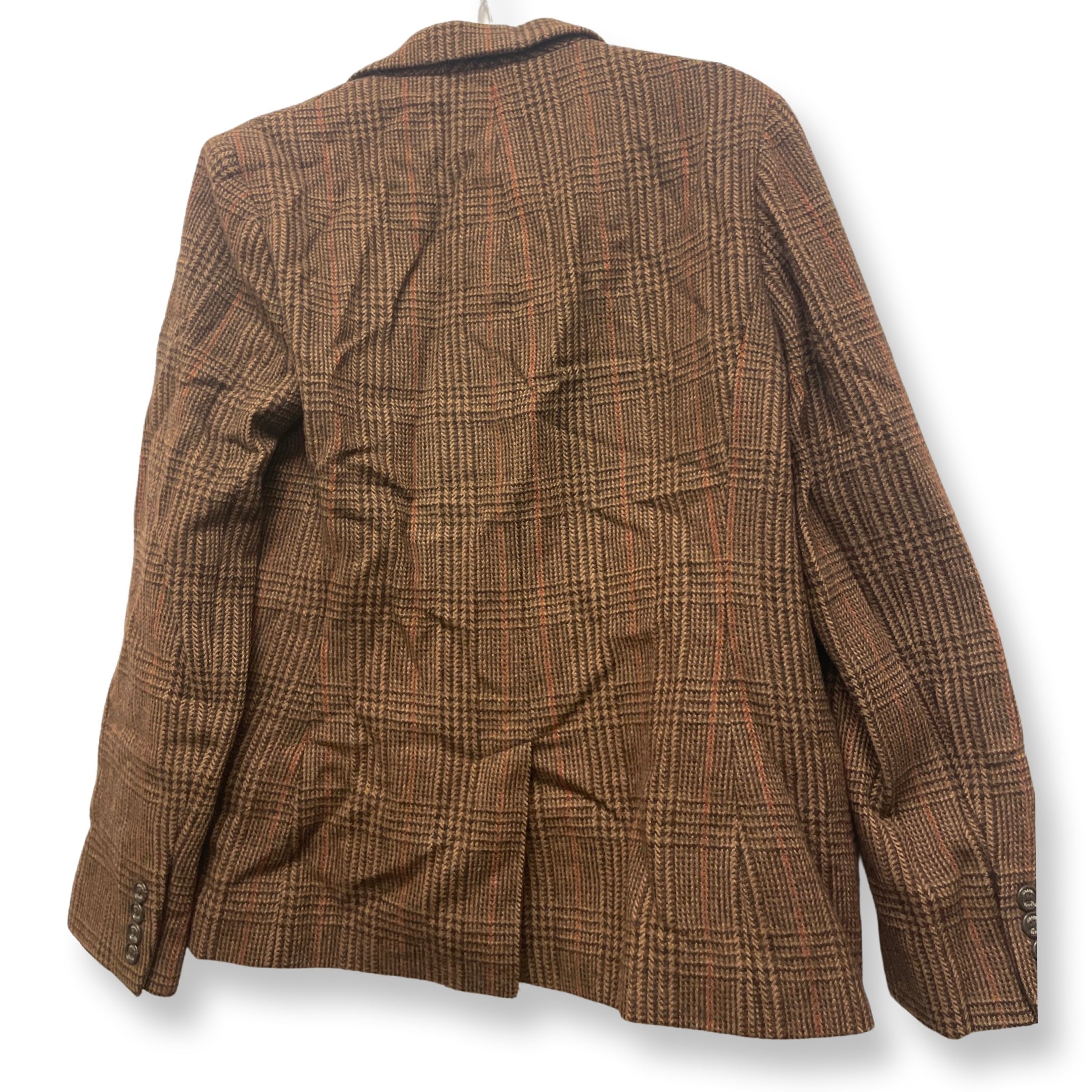 Vintage brown leather mens belt