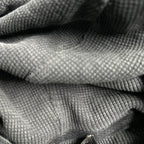 Banana Republic Hoodie Men's Extra Large Gray Waffle Knit Pullover Long Sleeve in XL L29 W25