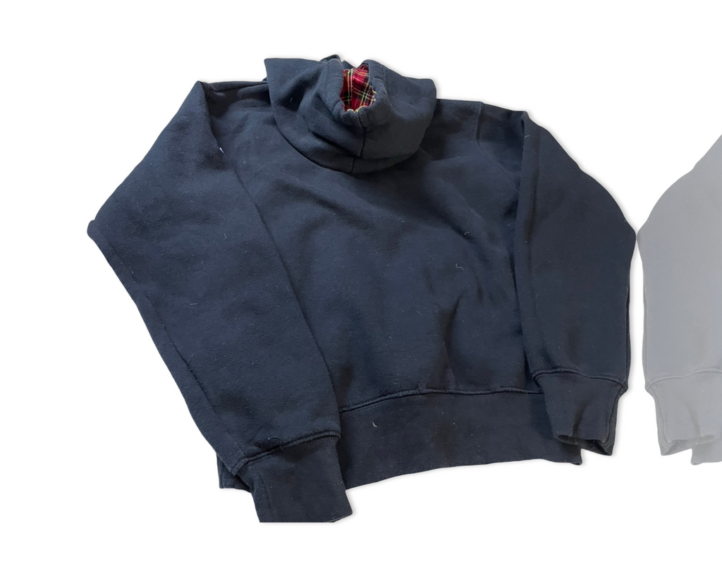 VINTAGE EDINBURGH TARTAN LION HOODIE L25 W18 |SKU 4178