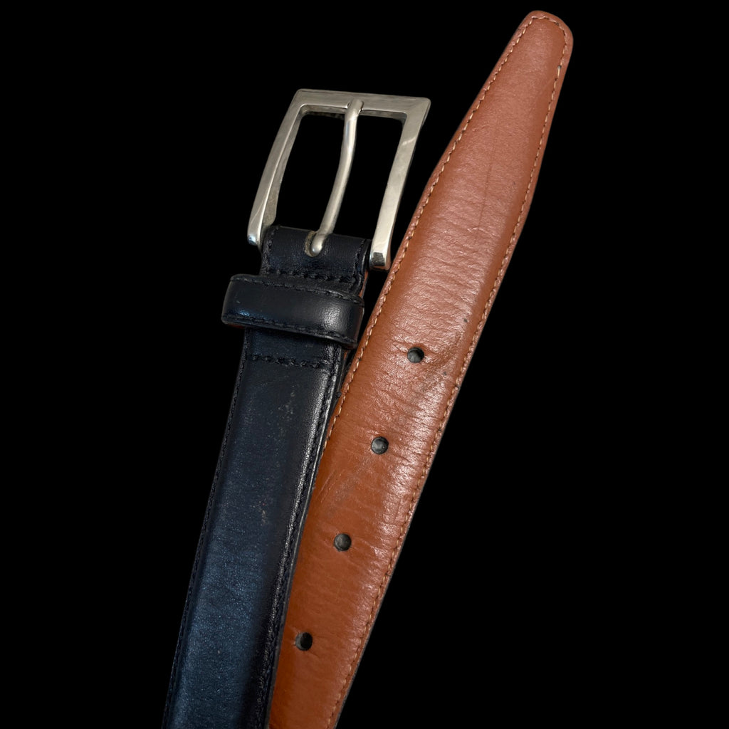 Rubynee Vintage y2k mens made in italy leather brown belt