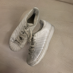 Vintage adidas Superstar 2 Triple White uk 5
