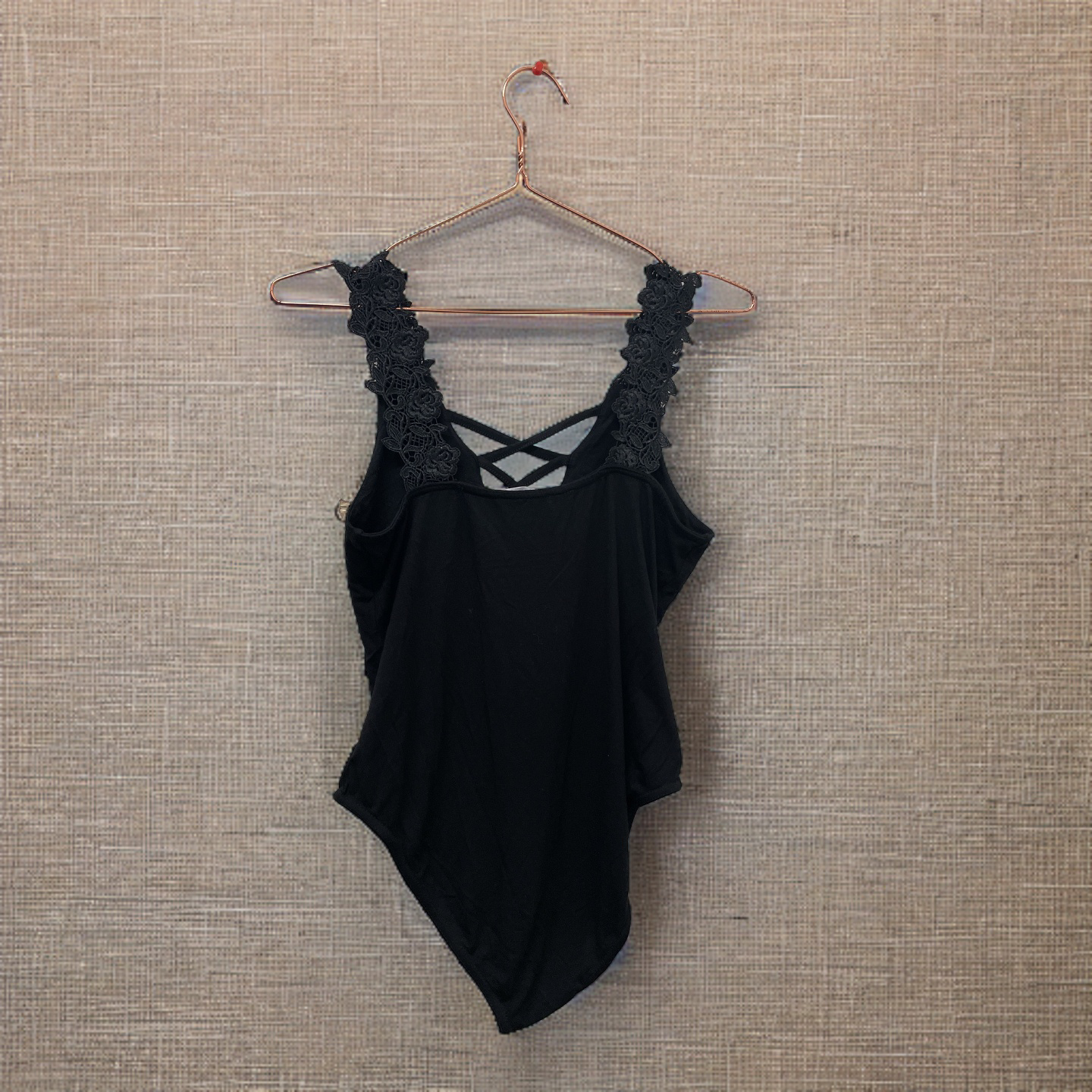 Rubynee Vintage y2k black petite sleeveless bodysuits size 8