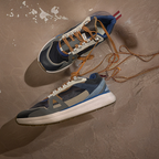 Vintage low trainer zara multicolor polyester sneakers size 41