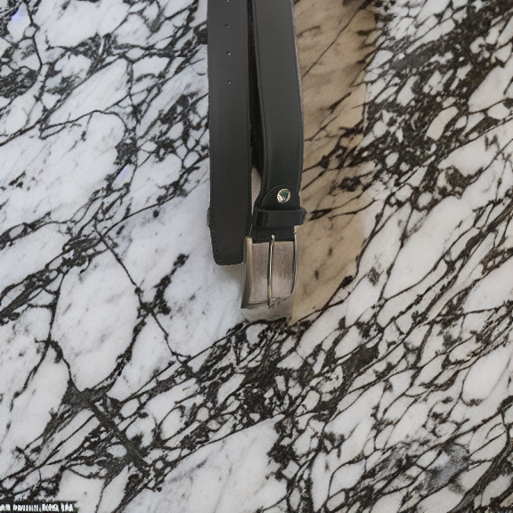 Vintage made in Italy black leather mens belt size xxl