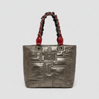  Rubynee Vintage y2k Riverisland silver leather fancy hand bag