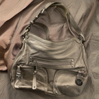  Rubynee Vintage y2k bronze leather women hand bag