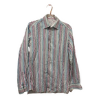 Rubynee  Vintage y2k Mark & Spencers mens multicoloured stripped long sleeve shirt
