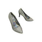 Rubynee Vintage y2k Ladies Anne Michelle Silver sparkling high heel Shoes'