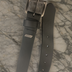 Vintage Dickies black leather mens belt size XL