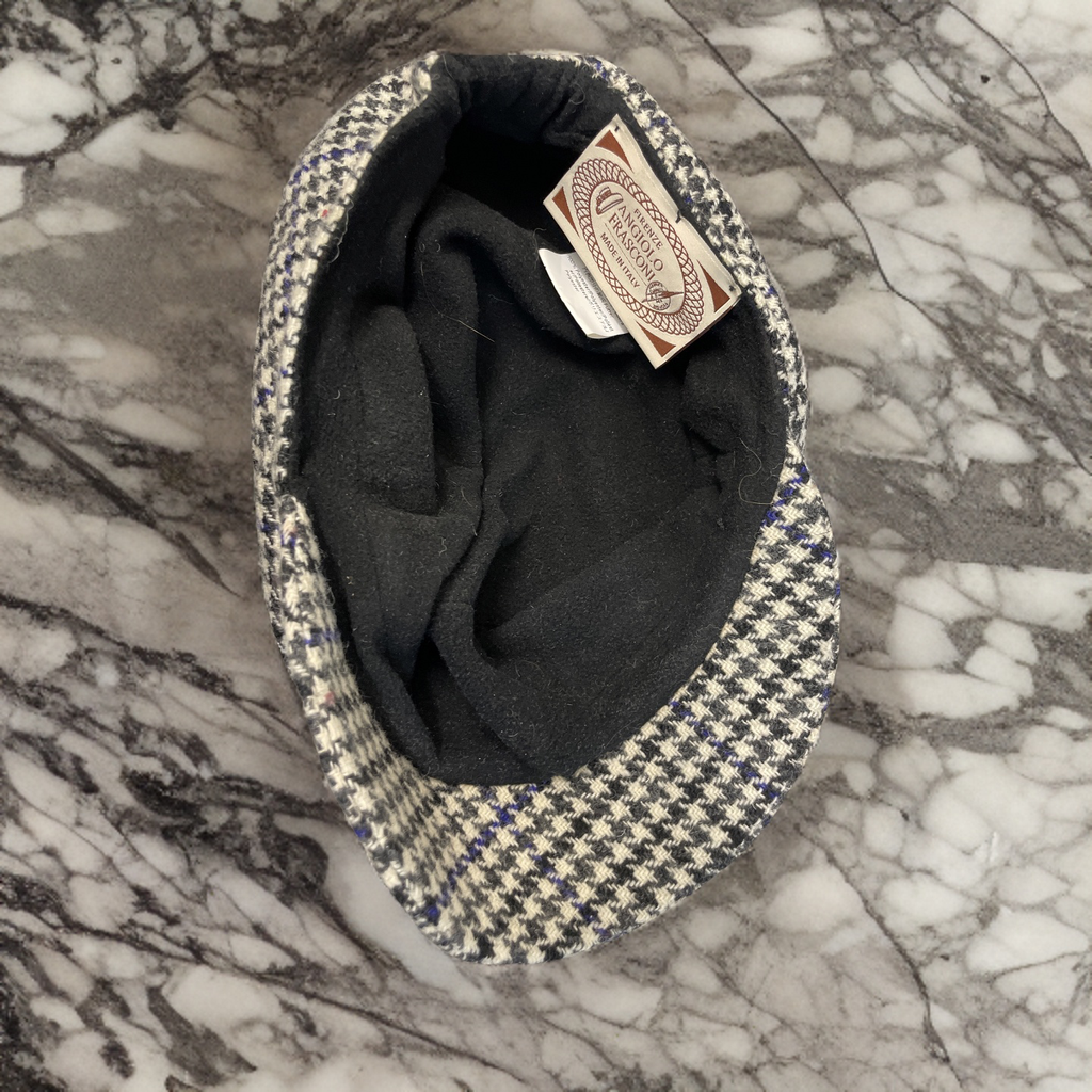 Rubynee Vintage y2k mens checkered baker boy cap