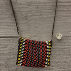 Rubynee Vintage y2k crossbody Beaded Puffin Bag - Multi