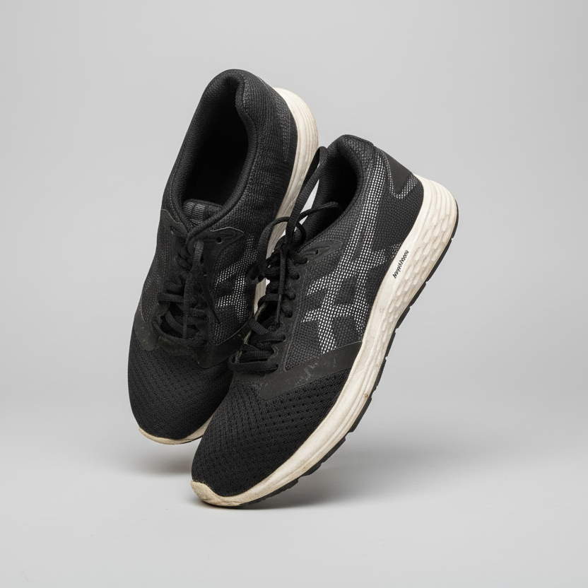 Rubynee Vintage y2k men new balance black sneakers uk 9