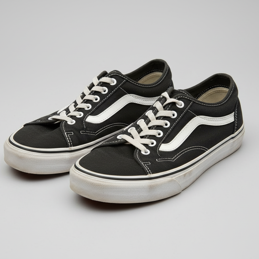 Rubynee Vintage y2k black vans sneakers UK 6