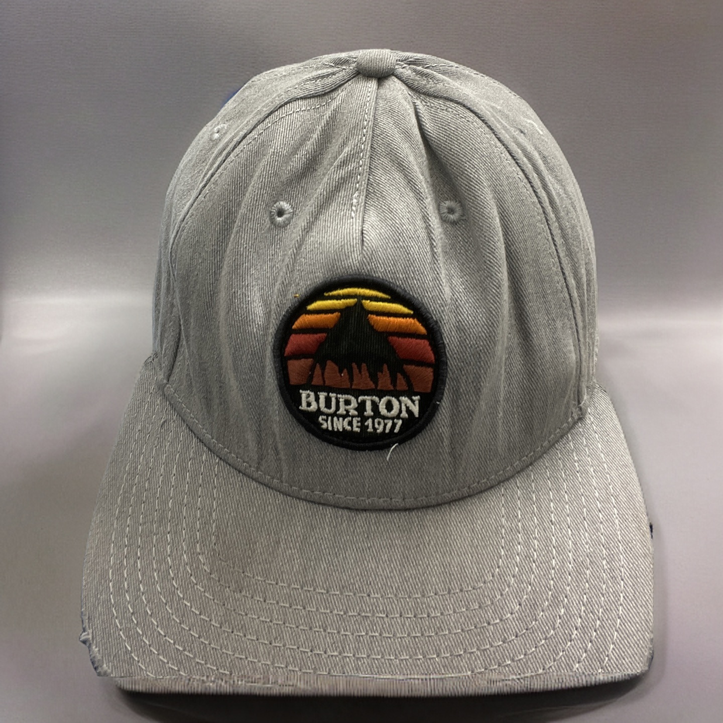 Rubynee Vintage y2k Burton underhill monument grey baseball cap