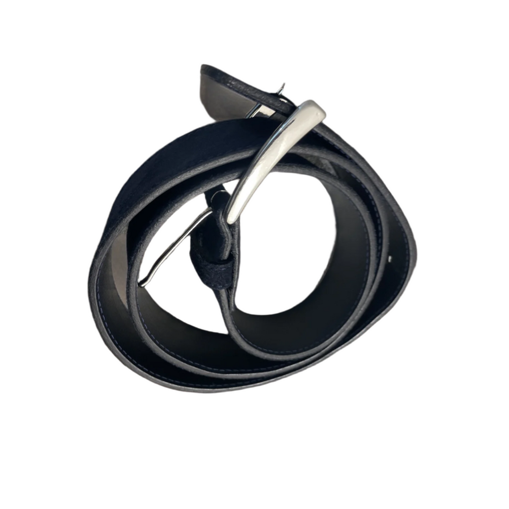 Rubynee Vintage y2k mens blue suede belt