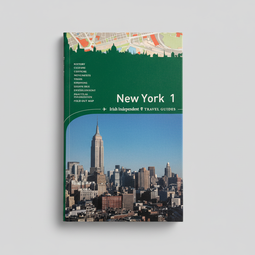 New york 1 book by irish independent travel guide