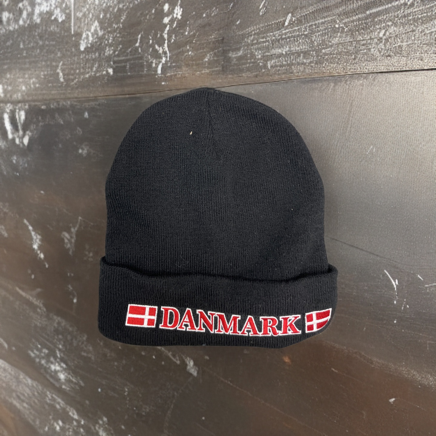 Rubynee Vintage y2k black Denmark beanie hat
