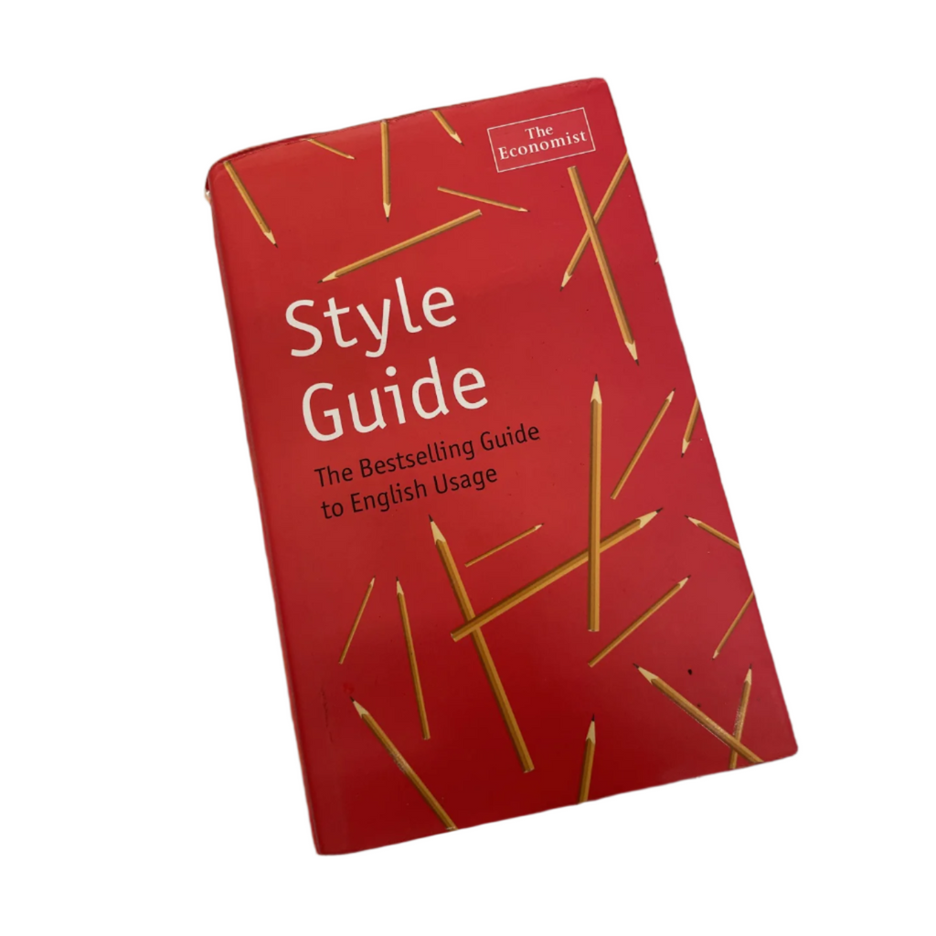Rubynee Economist Style Guide Book by The Economist