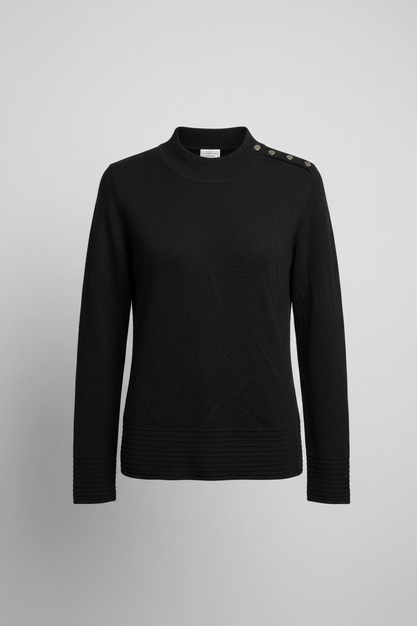 Rubynee Vintage y2k Black crew neck sweater size L